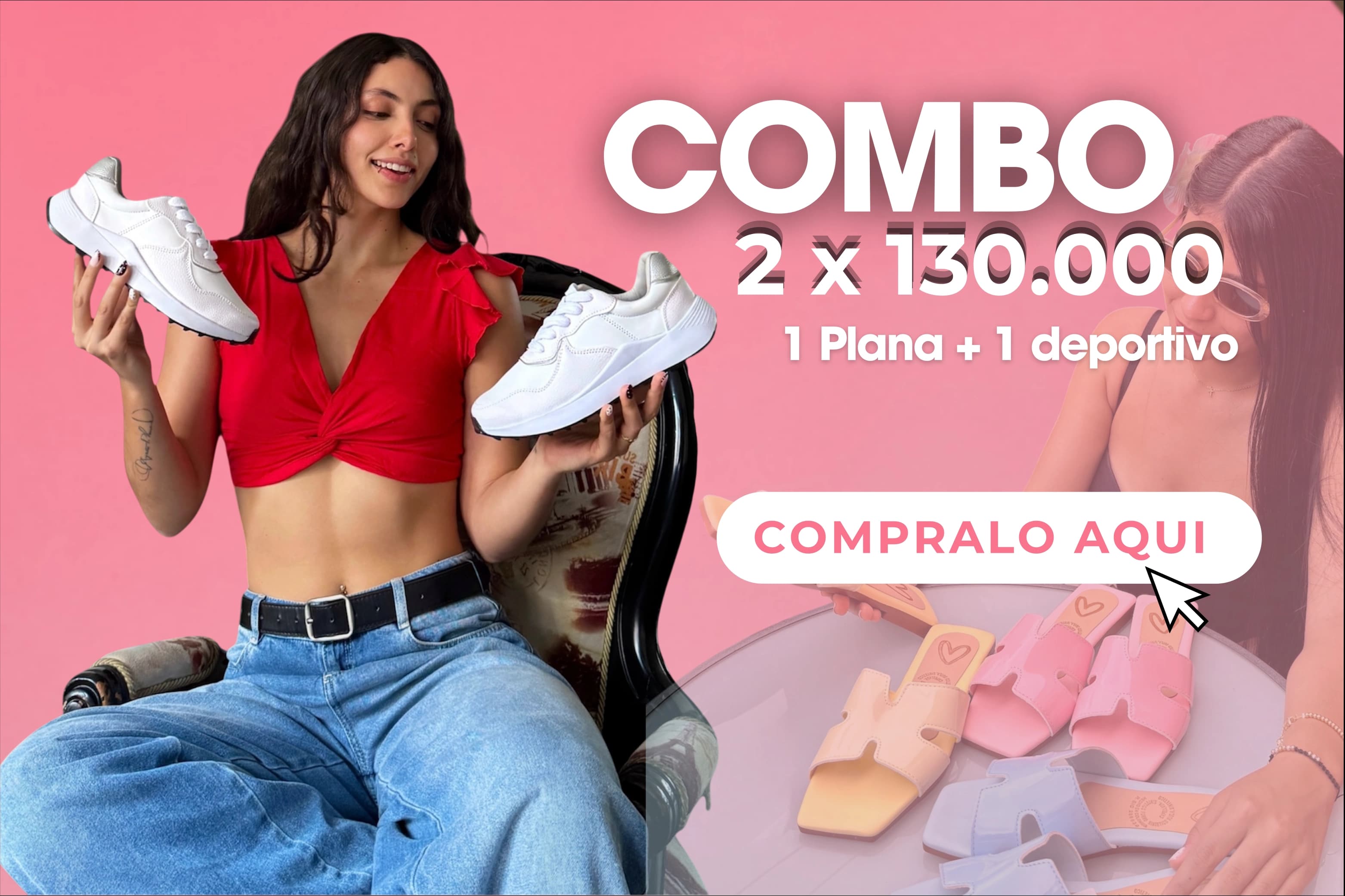 Combo plana plataforma