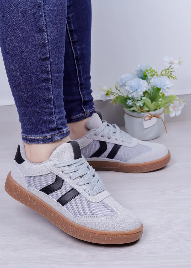 Deportivo Lujo Gris x Negro 1