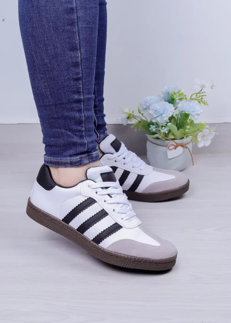 Deportivo Lujo Blanco x Negro 2
